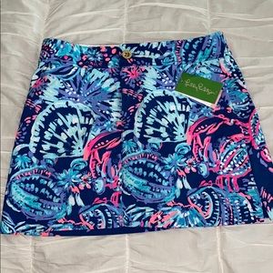 Lilly Pulitzer Nicki Skort Deep Indigo